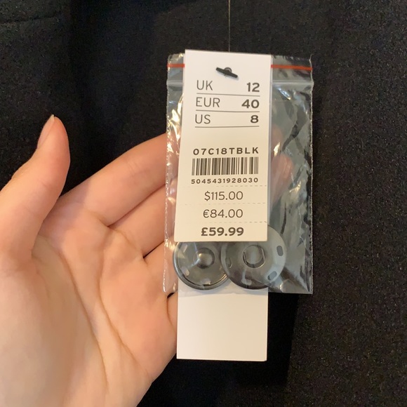 TOPSHOP Single Breasted Coat - Picture 7 of 10